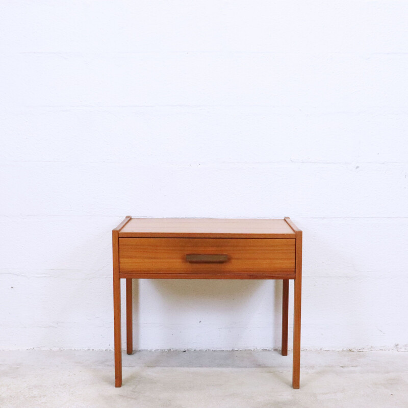 Vintage teak bedside table, Sweden 1960