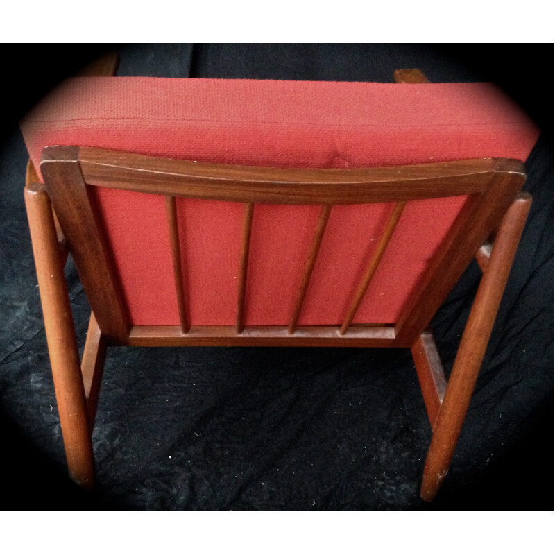 Scandinavian teak armchair - 1960s