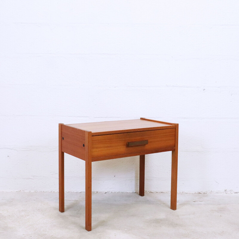 Vintage teak bedside table, Sweden 1960