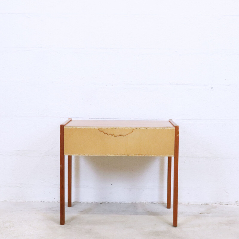 Vintage teak bedside table, Sweden 1960