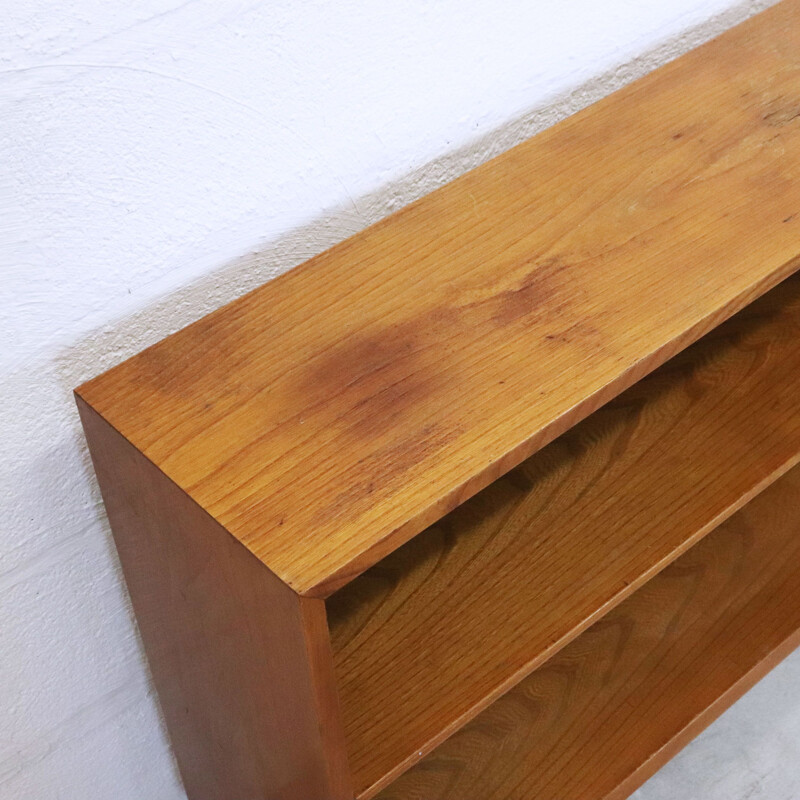 Vintage oak console-library, Sweden 1960