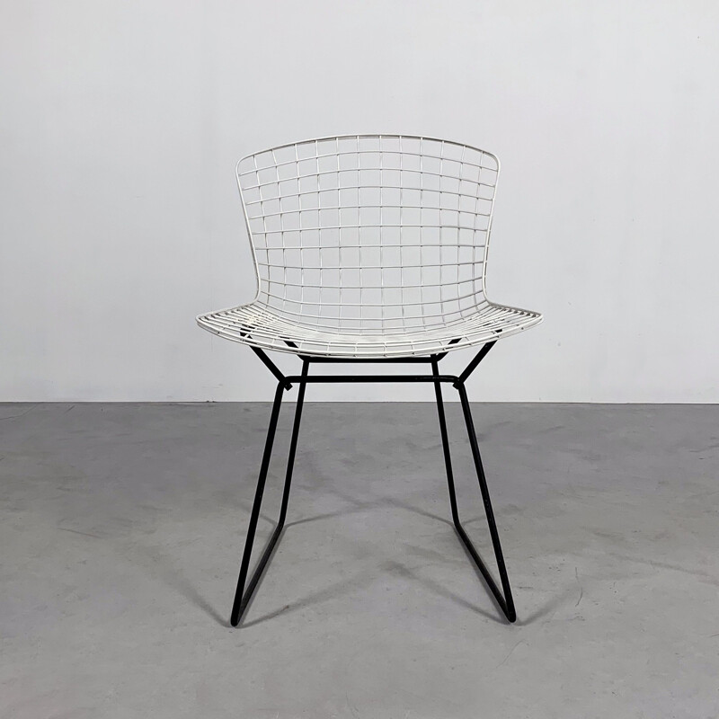 Vintage Wire Dining Chair 1st Edition by Harry Bertoia for Knoll, 1950s