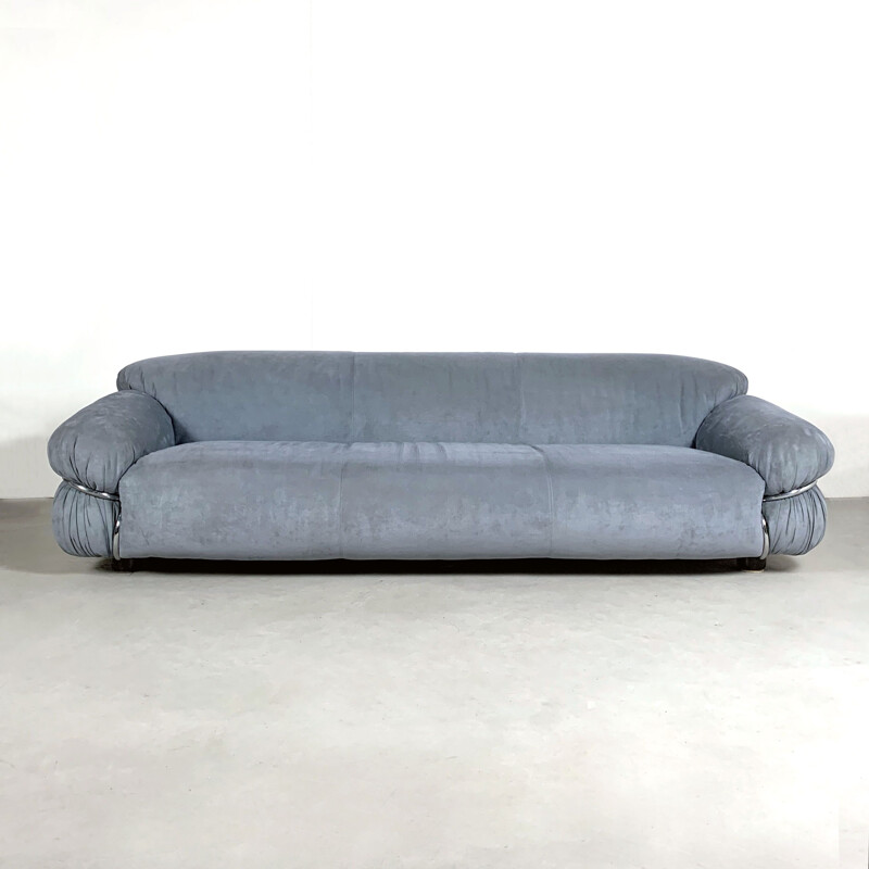 Vintage Sesann 3-Seater Sofa by Gianfranco Frattini for Cassina, 1970s