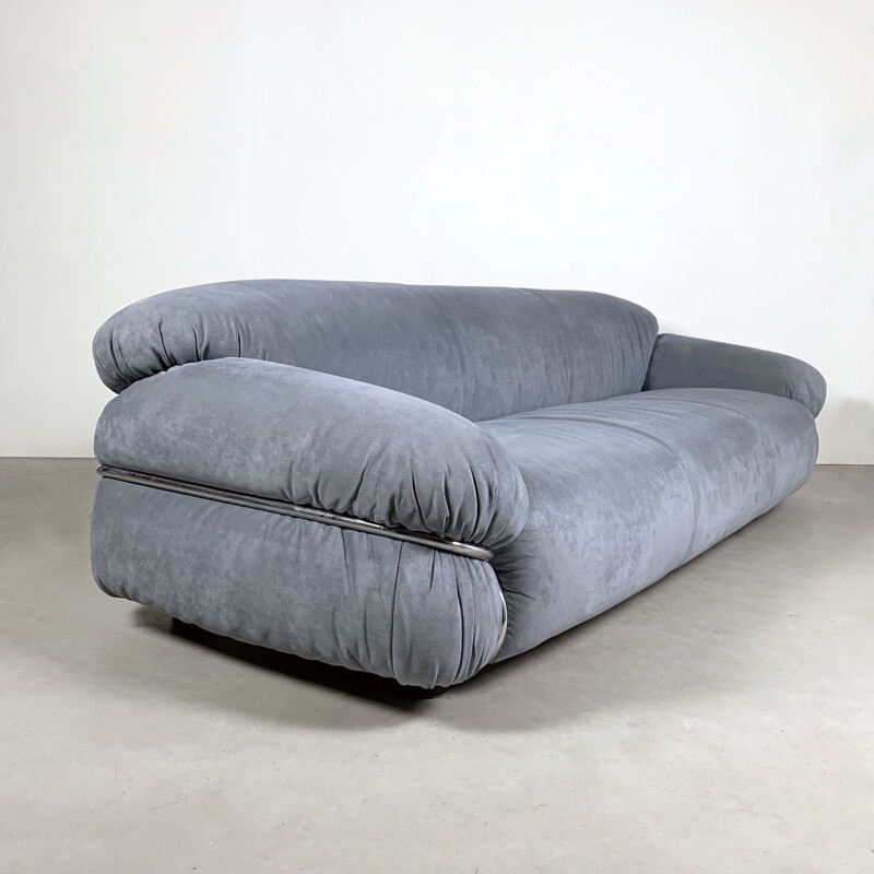 Vintage Sesann 3-Seater Sofa by Gianfranco Frattini for Cassina, 1970s