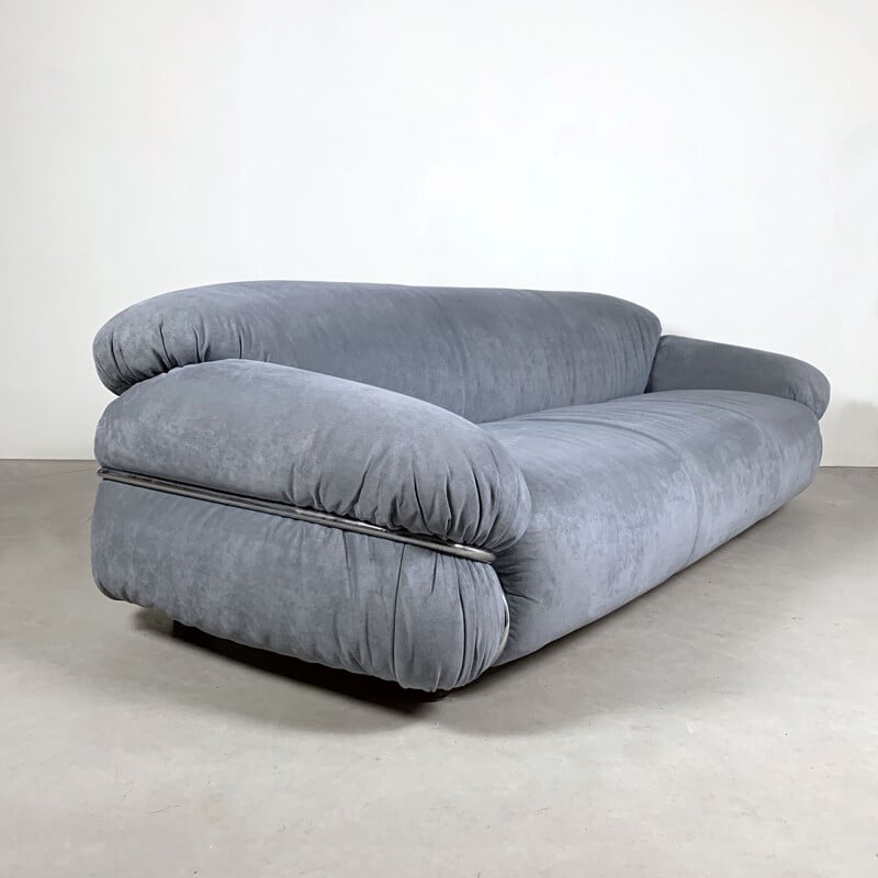 Vintage Sesann 3-Seater Sofa by Gianfranco Frattini for Cassina, 1970s