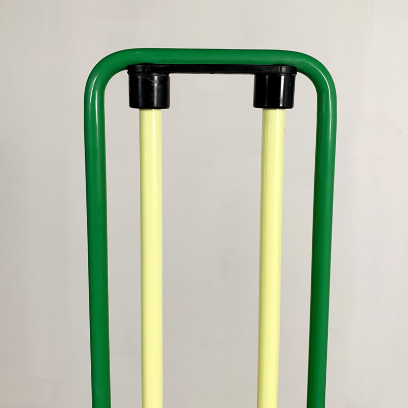 Lampadaire vintage Green Fluorescent par Gian N. Gigante pour Zerbetto 1980