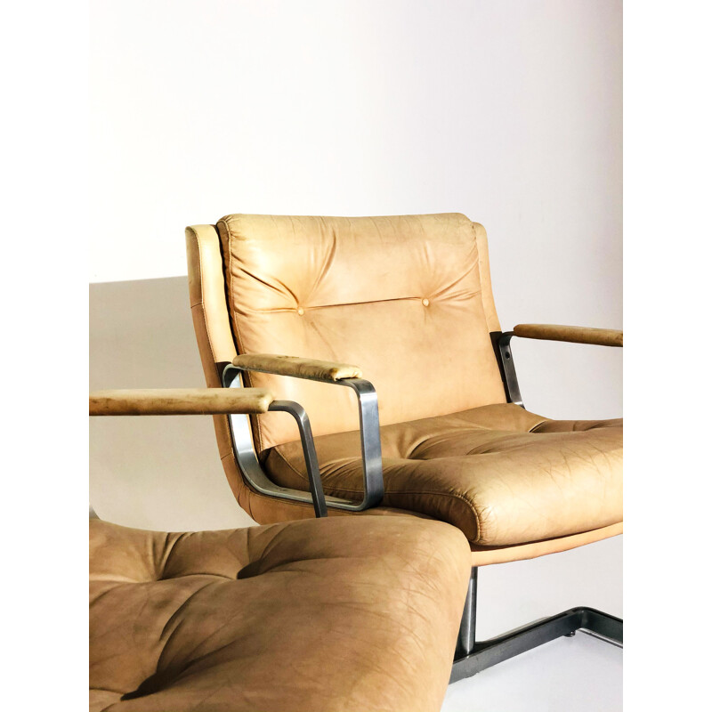Paire de fauteuils vintage Raphael Raffel