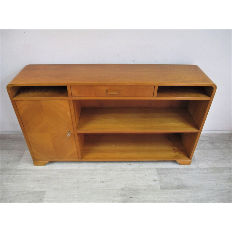 Vintage chest of drawers in ash wood, 1960s