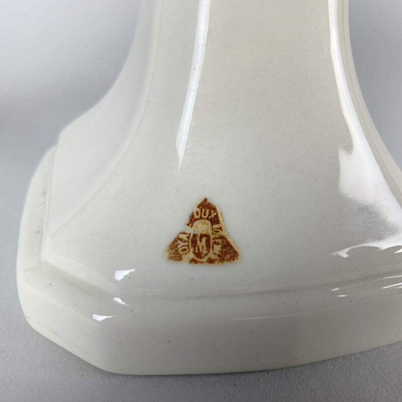 Loro de porcelana vintage Dux aras royal, Checoslovaquia 1960