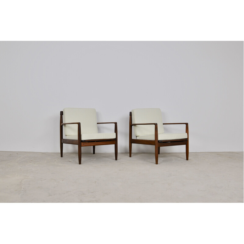 Pair of Vintage Armchairs Scandinavian 1960s