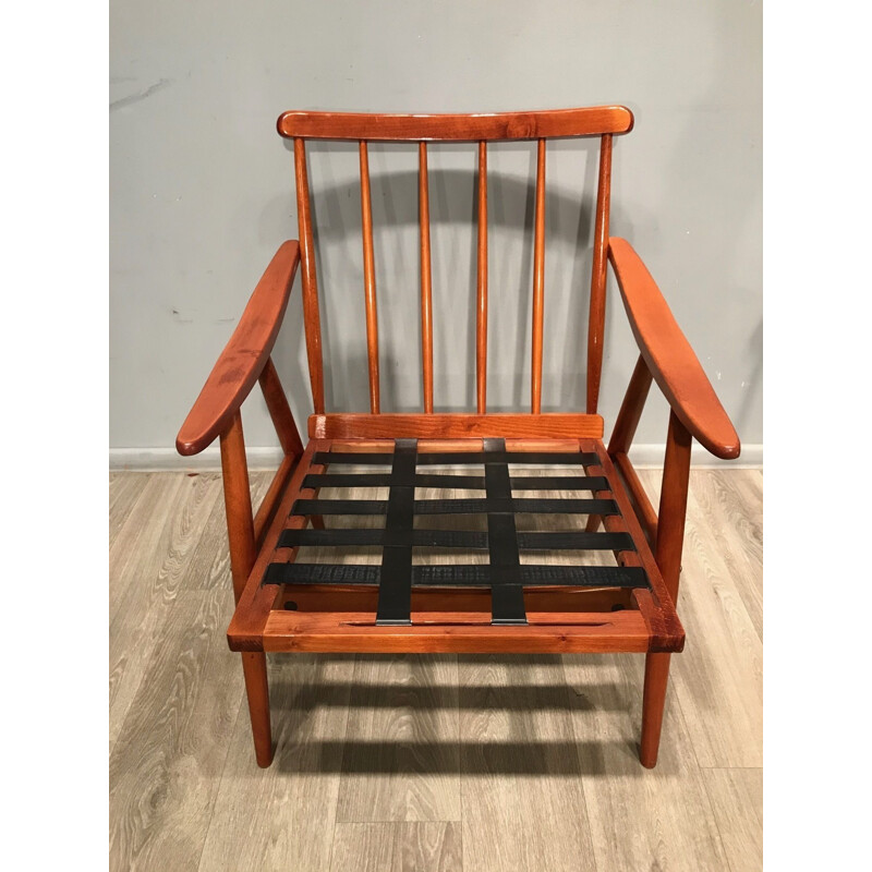 Pair of Vintage Armchairs From Ton, Czech 1960s