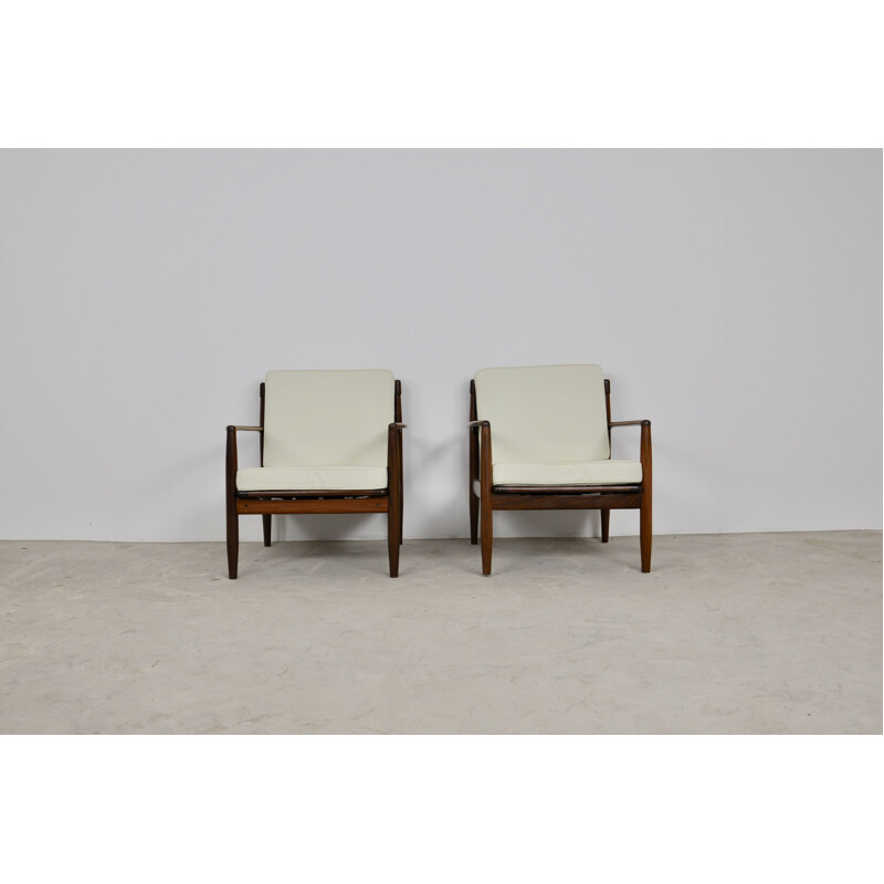 Pair of Vintage Armchairs Scandinavian 1960s