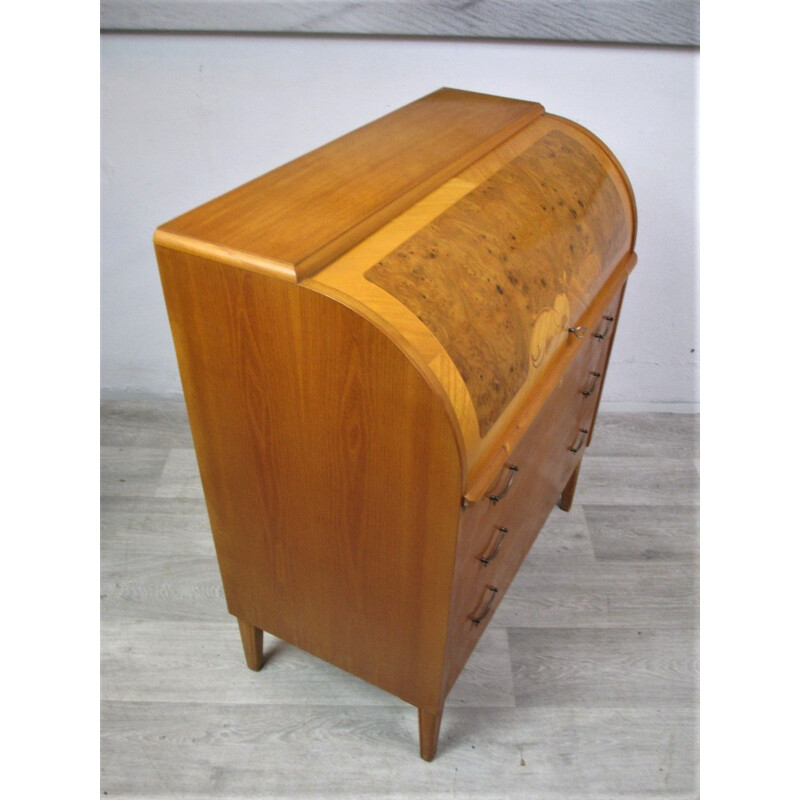 Bureau secrétaire vintage Suède 1960