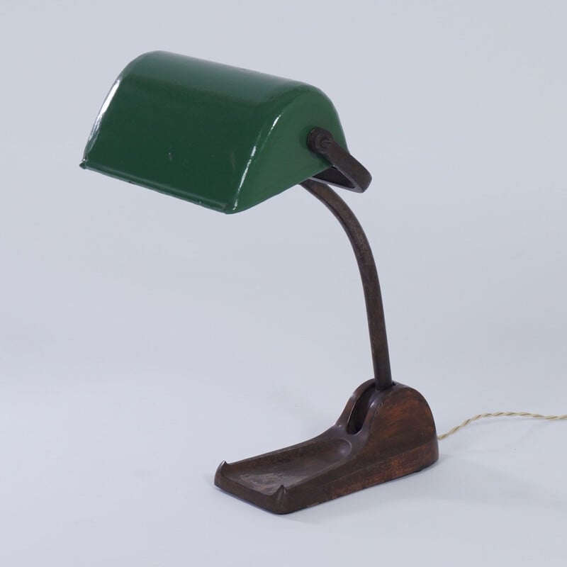 Vintage bureaulamp van Horax, Bauhaus Bankiers 1930