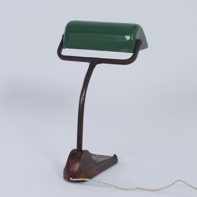 Vintage bureaulamp van Horax, Bauhaus Bankiers 1930