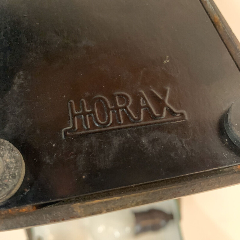 Lámpara de escritorio vintage de Horax, Bauhaus Bankers 1930