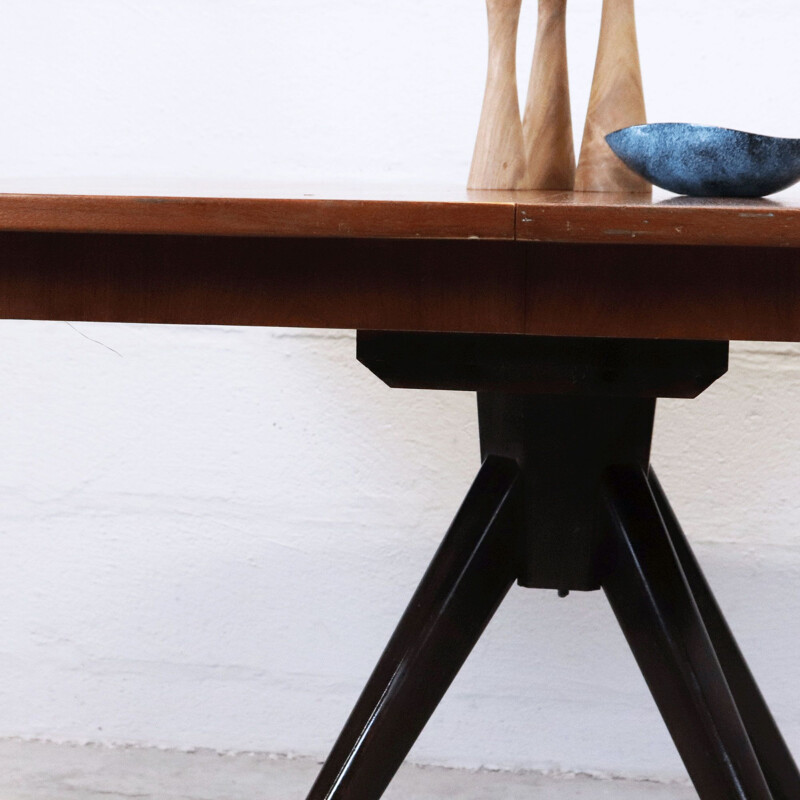 Table de salle à manger vintage en teck, Suède, 1960