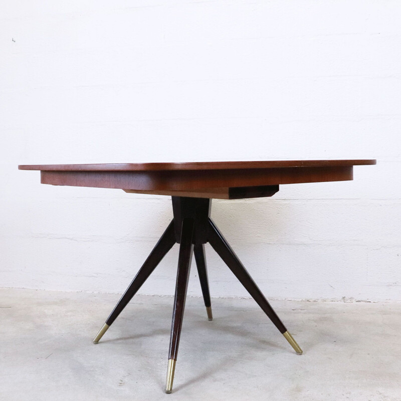 Table de salle à manger vintage en teck, Suède, 1960