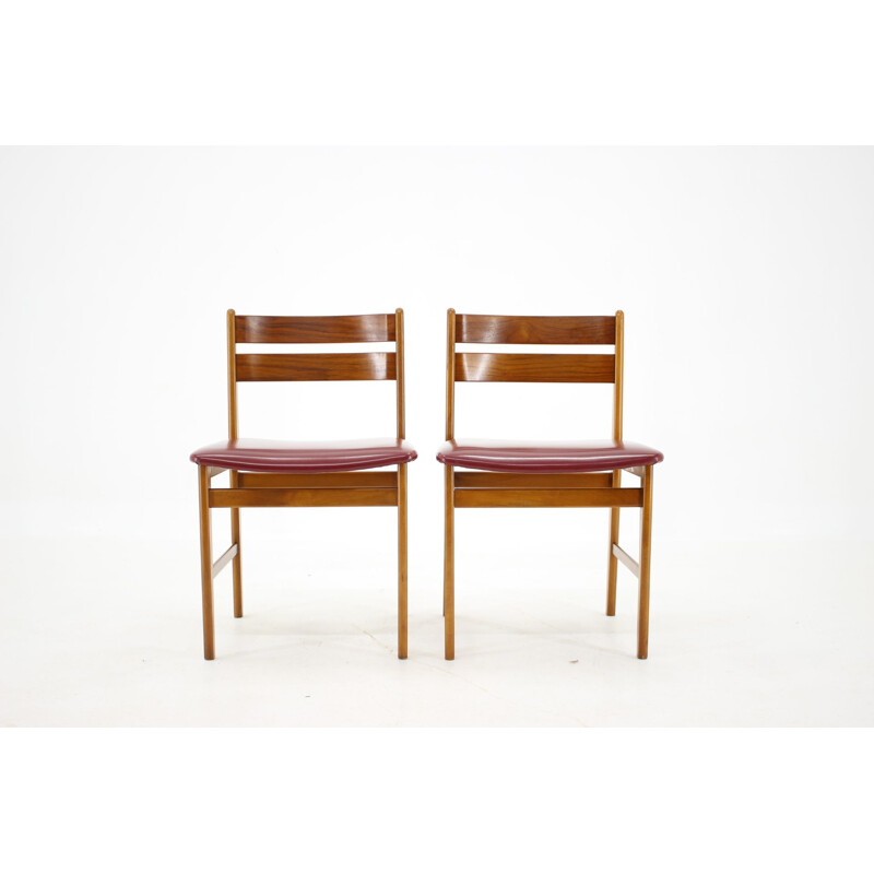 Set of 6 vintage Dining Chairs, Denmark 1960s