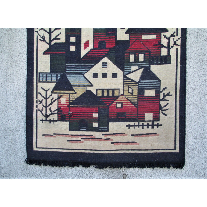 Vintage carpet, Sweden 1950