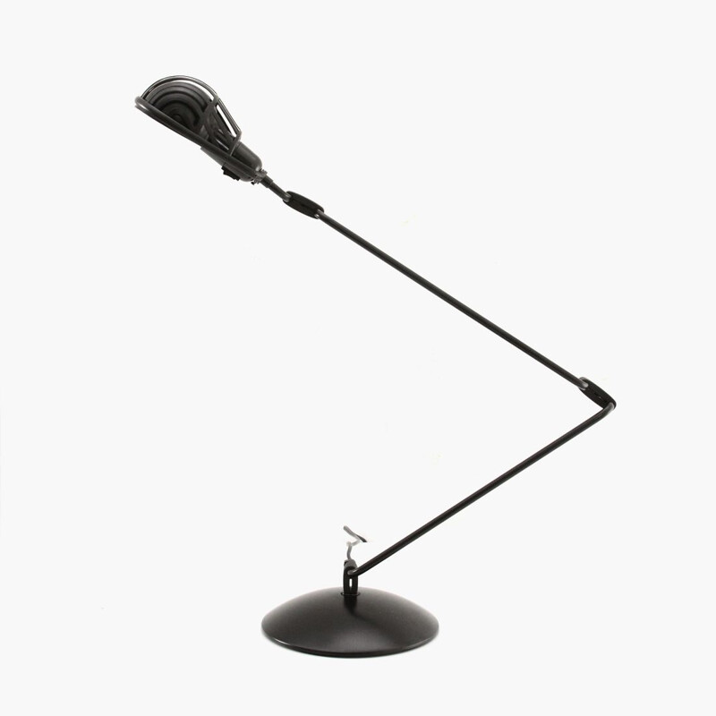 Lampe de table Vintage Black 'Igloo' de Tommaso Cimini pour Lumina, 1980