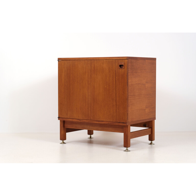 Vintage teak sideboard by André Monpoix, 1967