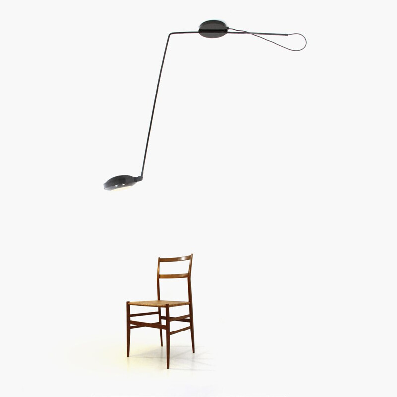 Vintage pendant lamp "Elle 55" by Tommaso Cimini for Lumina 1980