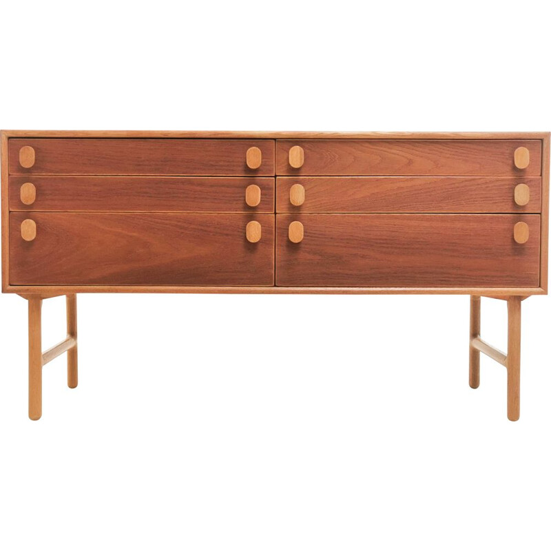 Mid Century Sideboard Oak Chest of drawers by Meredew