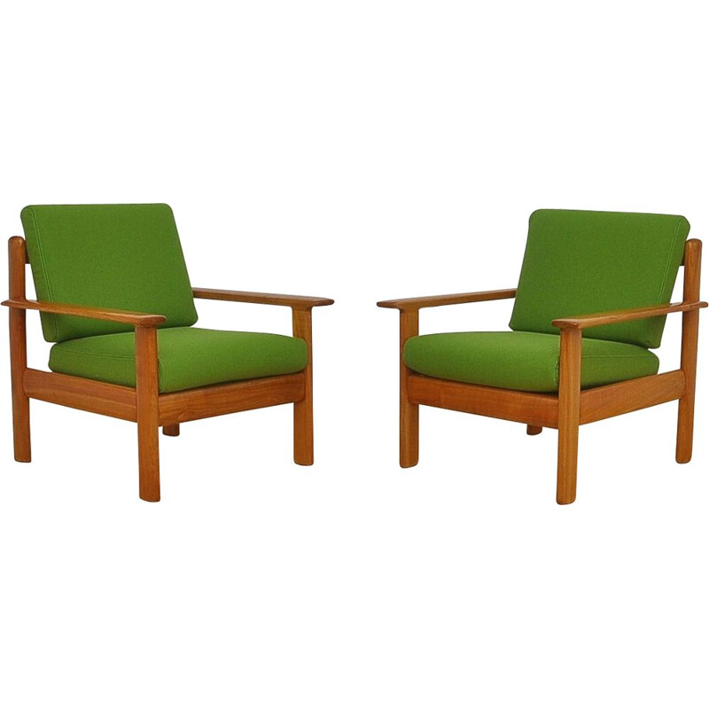 Pair of vintage Armchairs by Knoll Antimott, 1960s
