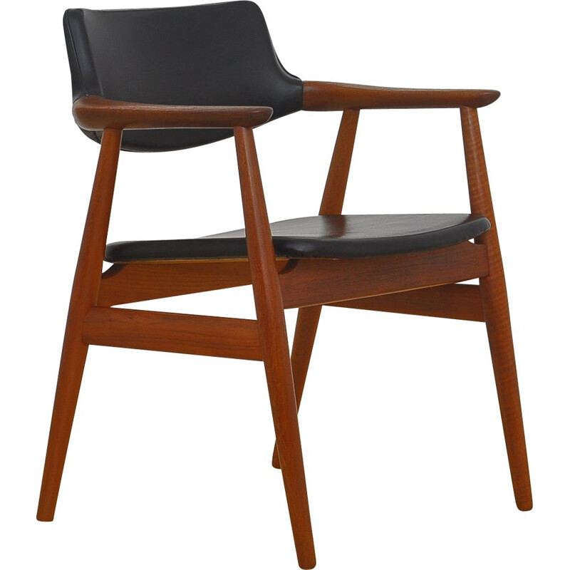 Vintage Desk armchair by Erik Kirkegaard for Høng Stolefabrik, 1950s