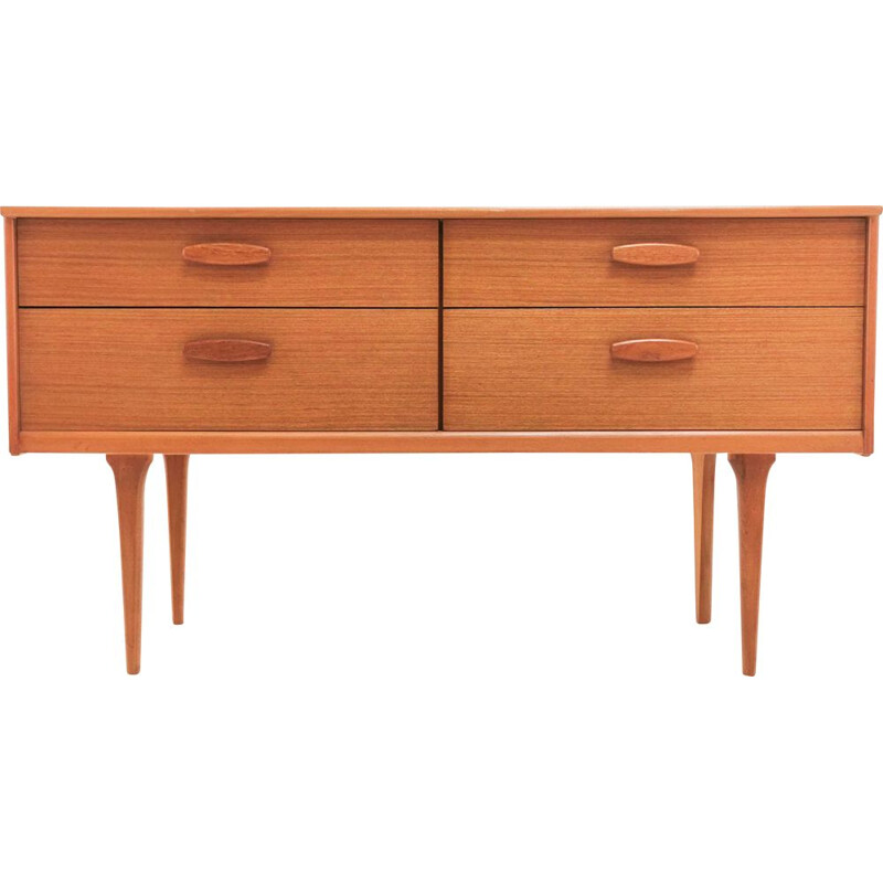 Mid Century teak Sideboard Chest of Drawers, Frank Guille For Austinsuite 1960s