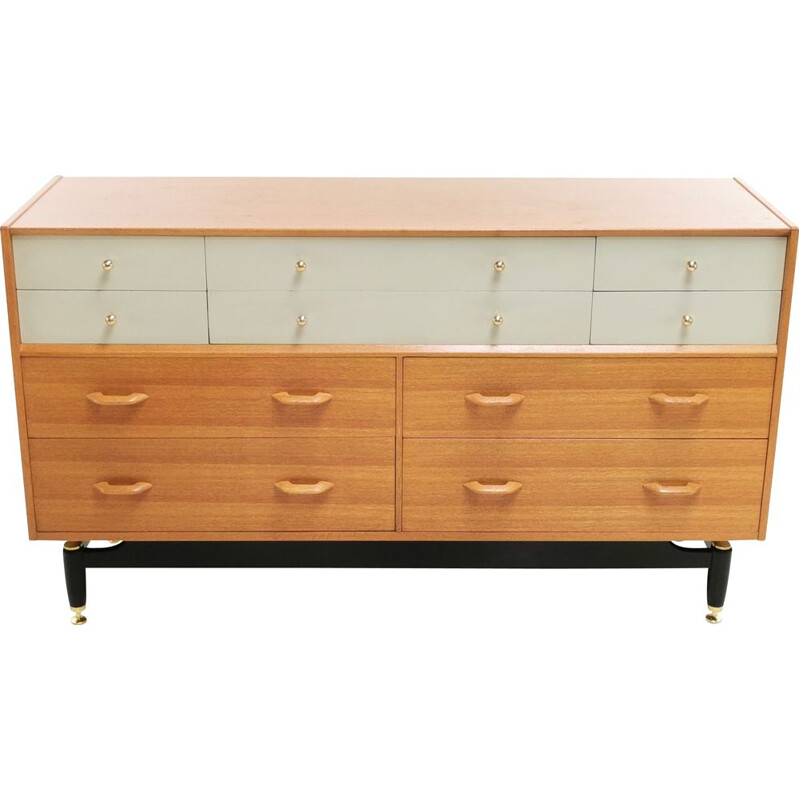 Mid Century Sideboard Chest of Drawers G Plan China White Oak