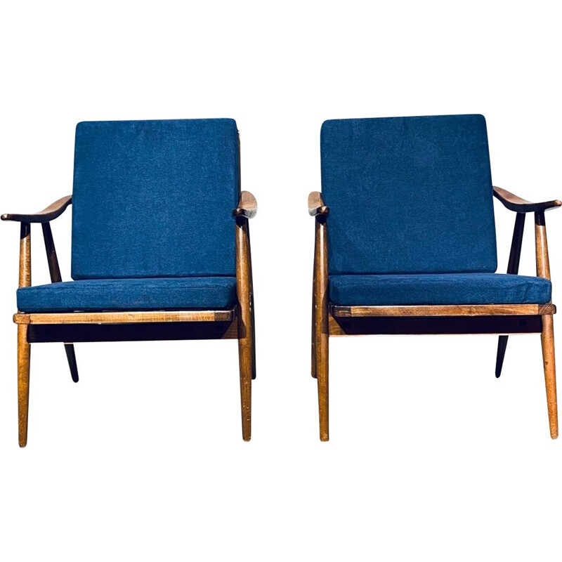 Pair Of vintage Armchairs Ton 1960