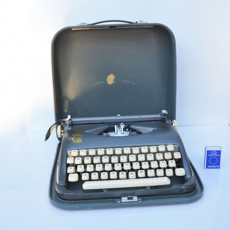 Vintage ABC Kochs Adlernähmaschinen Werke typewriter AG Bielefeld, Germany 1950s