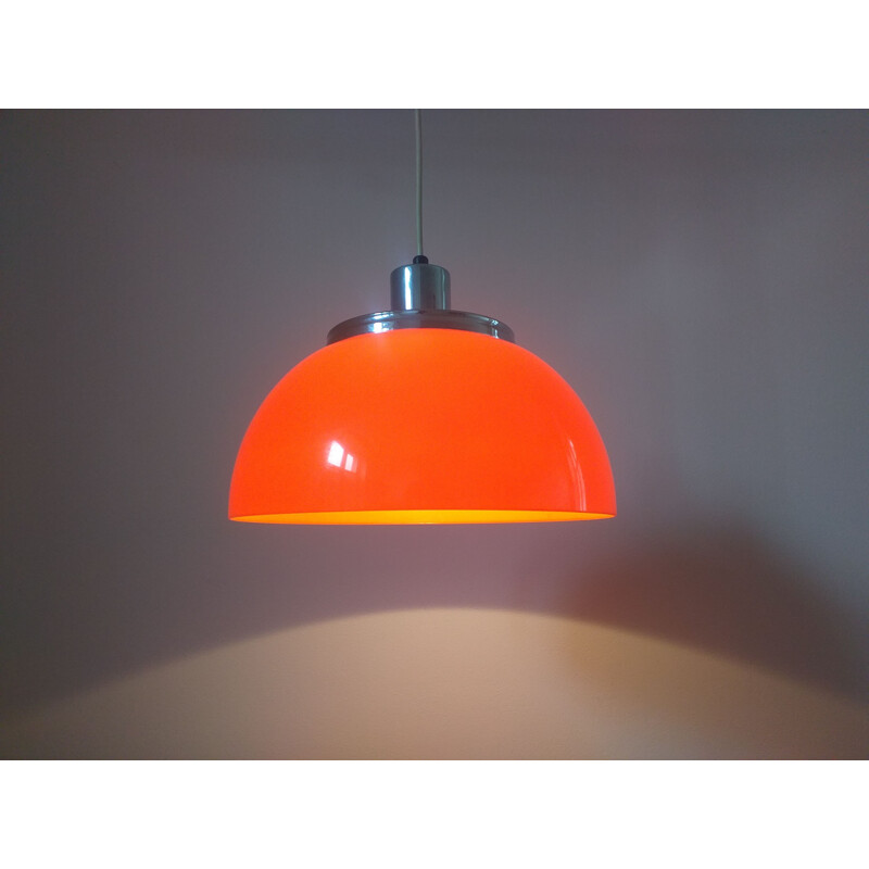 Mid Century Pendant Meblo designed by Harvey Guzzini, Italy, 1970s