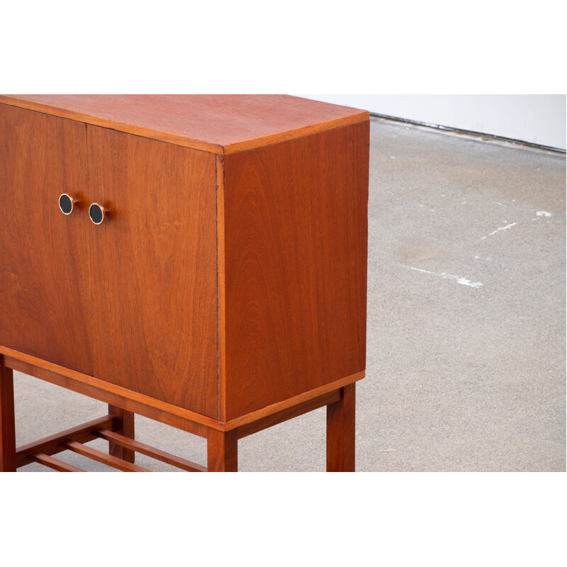 Vintage Vinyl Cabinet Teak & Bakelite