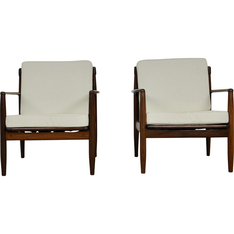 Pair of Vintage Armchairs Scandinavian 1960s