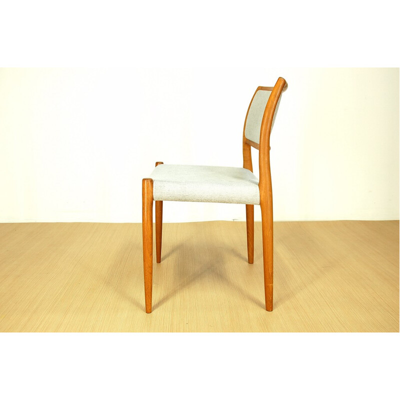 Set of 4 "Model 80" dining chairs, Niels Otto MOLLER - 1968