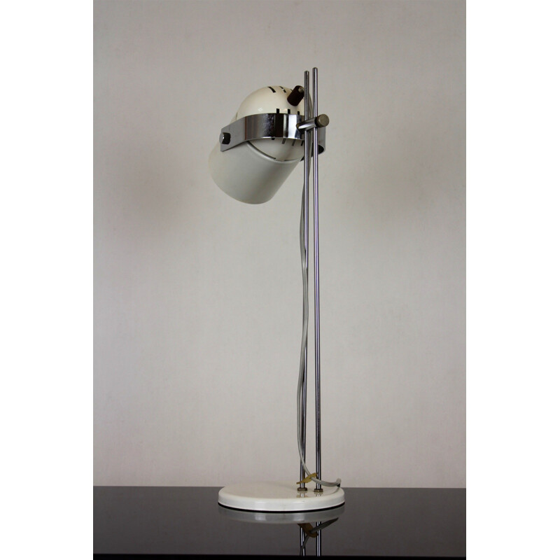 Lampe de table blanche Vintage de Stanislav Indra 1970