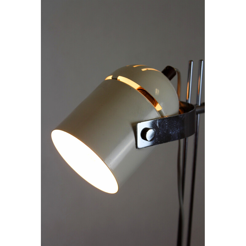 Vintage White Table Lamp by Stanislav Indra, 1970s