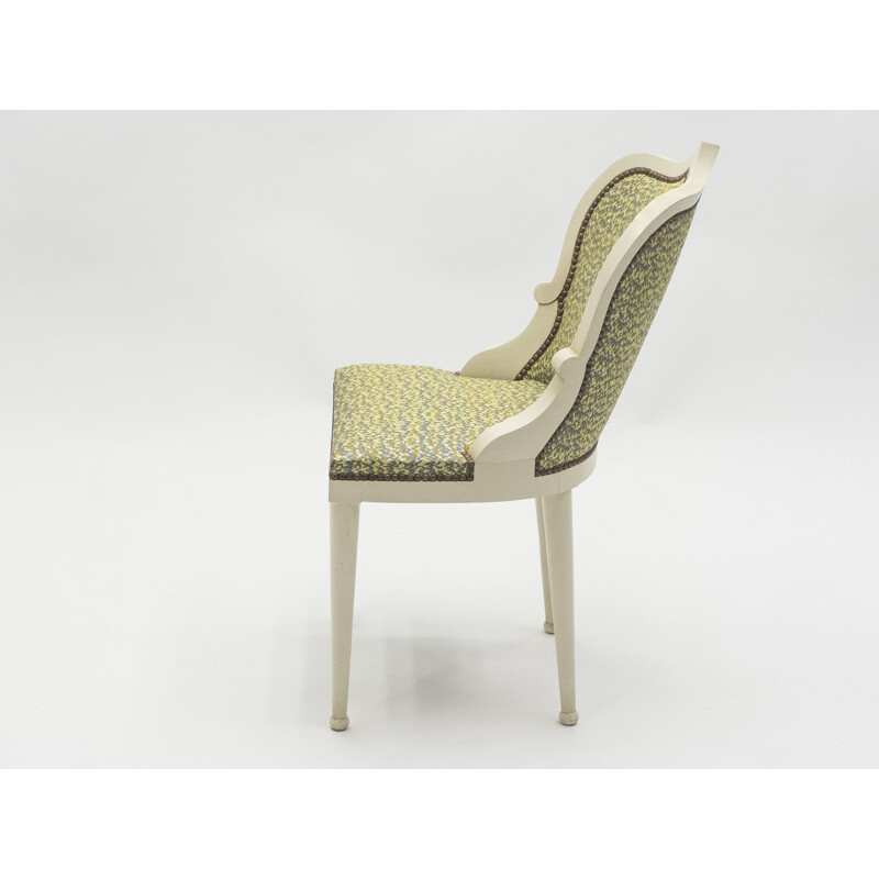 Vintage set of 4 chairs by Garouste & Bonetti 1980 Palace model