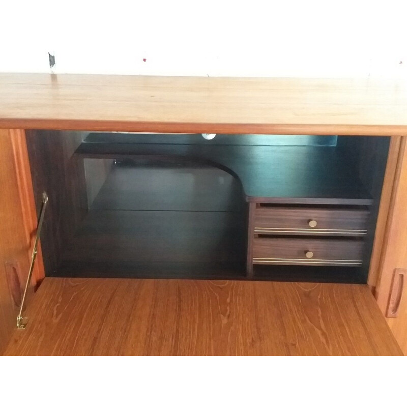 Vintage sideboard Clausen & Son teak Scandinavian 1960