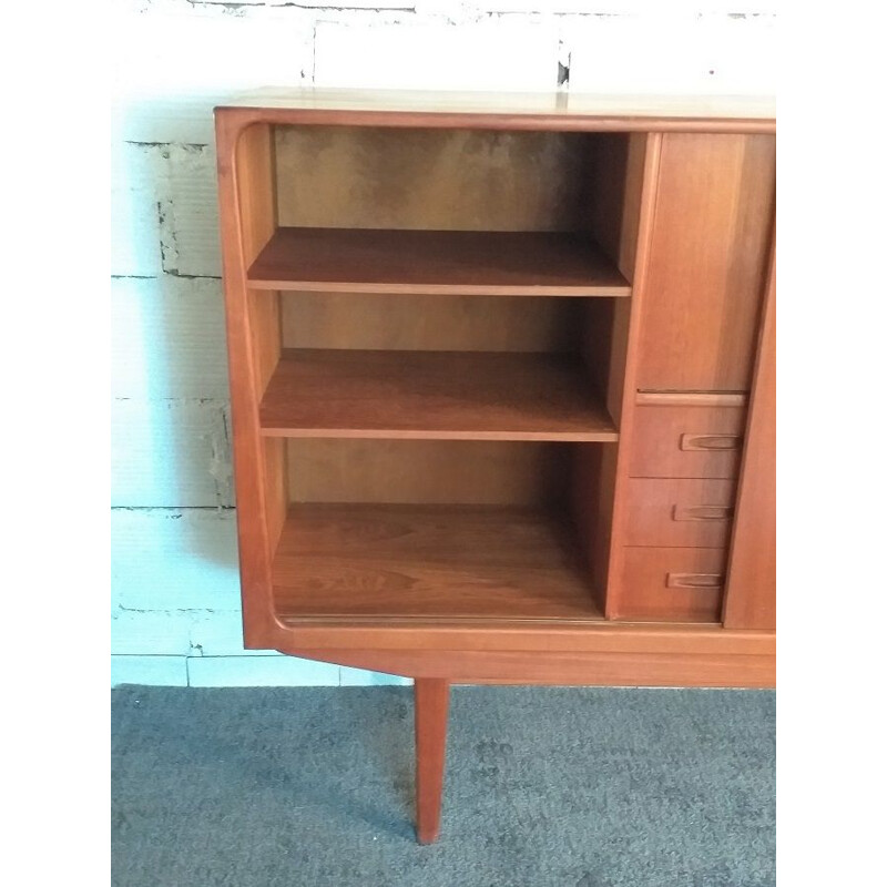 Vintage sideboard Clausen & Son teak Scandinavian 1960