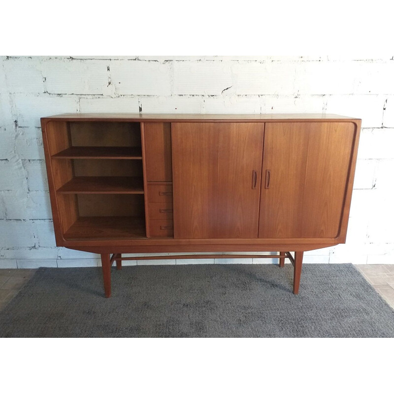 Vintage sideboard Clausen & Son teak Scandinavian 1960