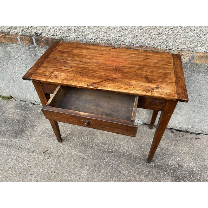 Vintage wood console desk