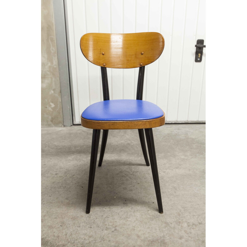 Lot de 6 chaises vintage bistrot Baumann 731 G1S 1962