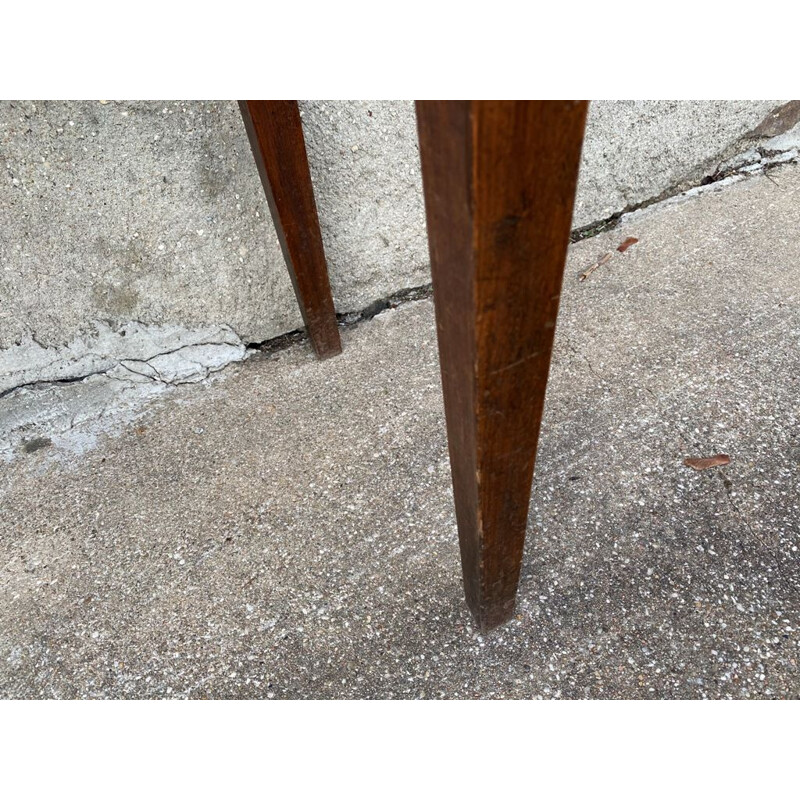 Vintage wood console desk