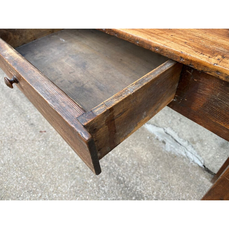 Vintage wood console desk