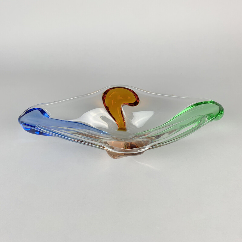 Vintage bowl by Frantisek Zemek for Mstisov, Czech 1950