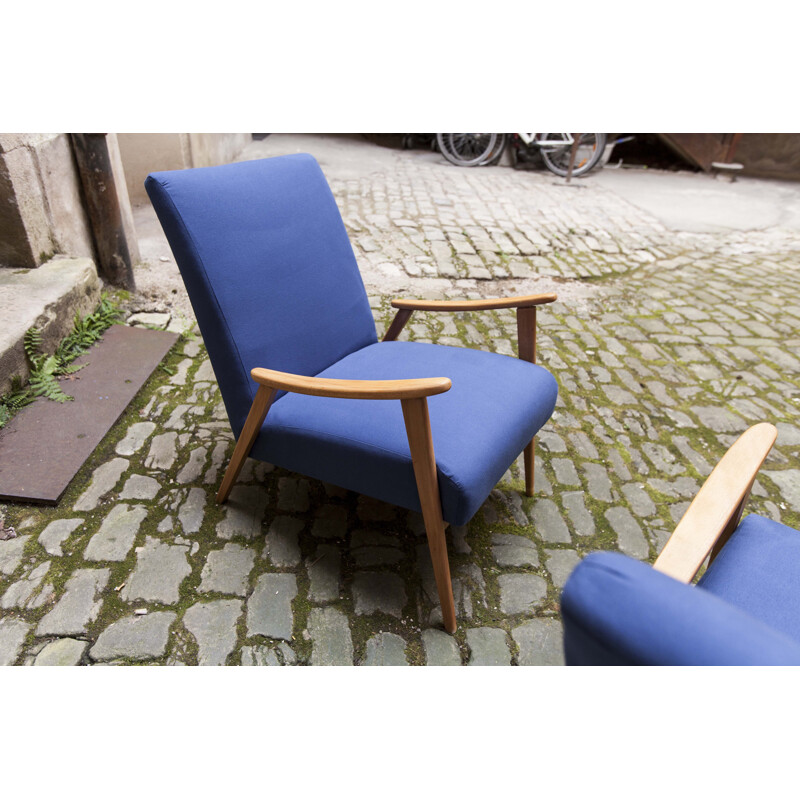 Paire de fauteuils vintage scandinaves 1960